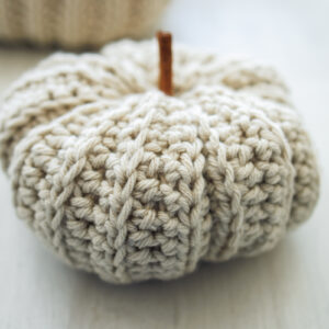 Crochet pumpkin mini