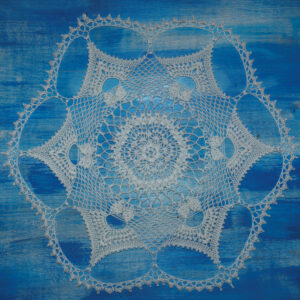 PDF Agáta doily crochet pattern