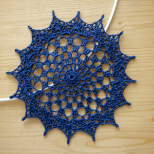 Crochet coaster, 20 cm