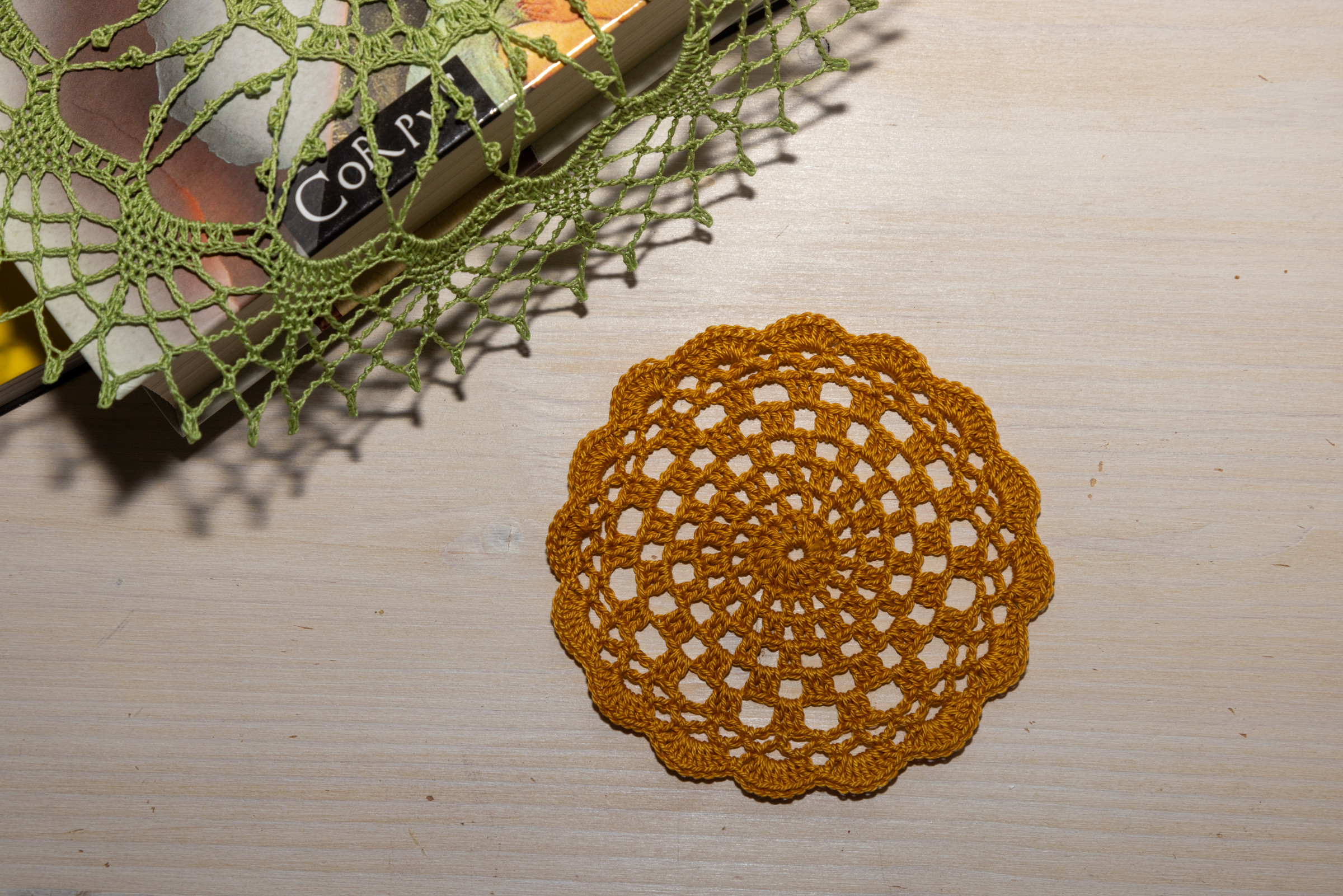 Crochet coaster, 10 cm - Image 3