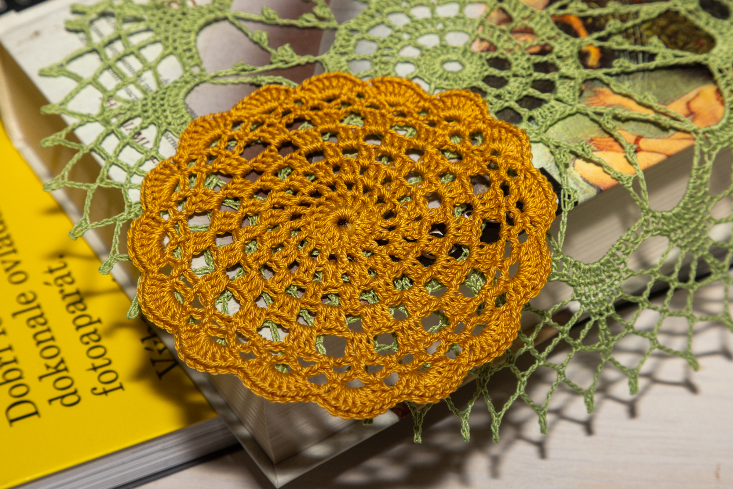 Crochet coaster, 10 cm - Image 4