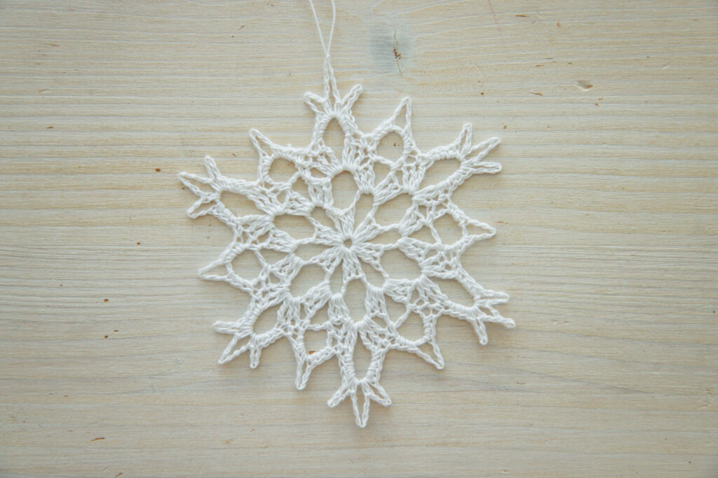 Crochet snowflake, 10 cm
