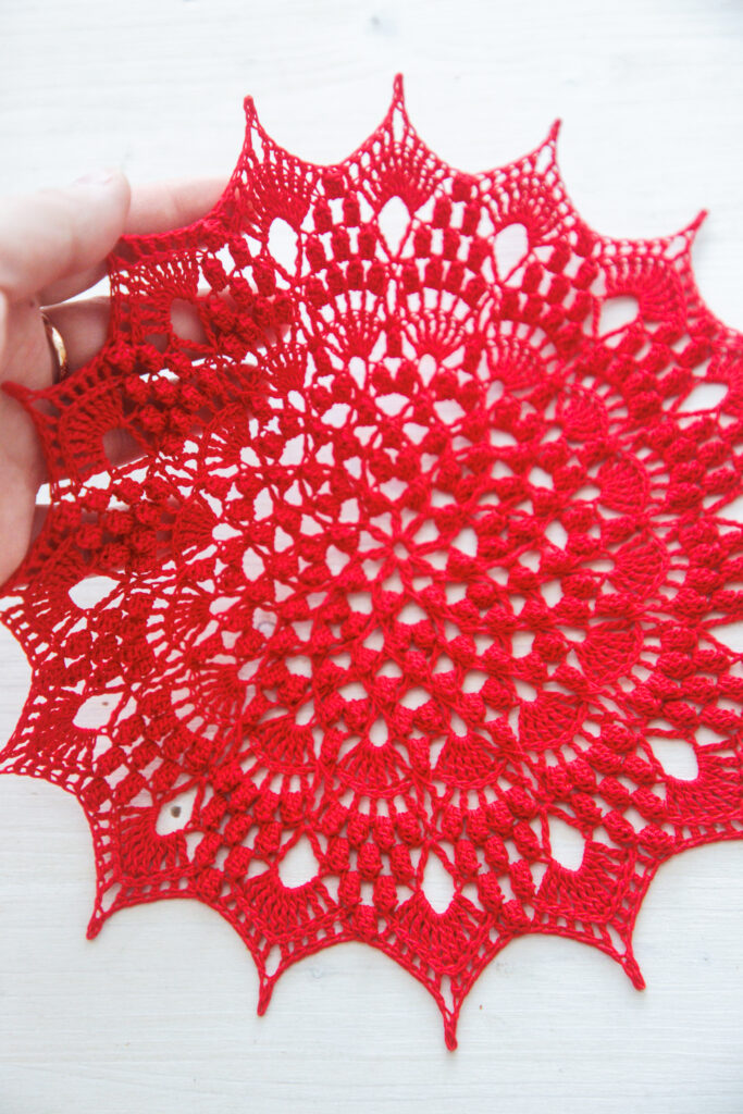 PDF Ursula doily crochet pattern