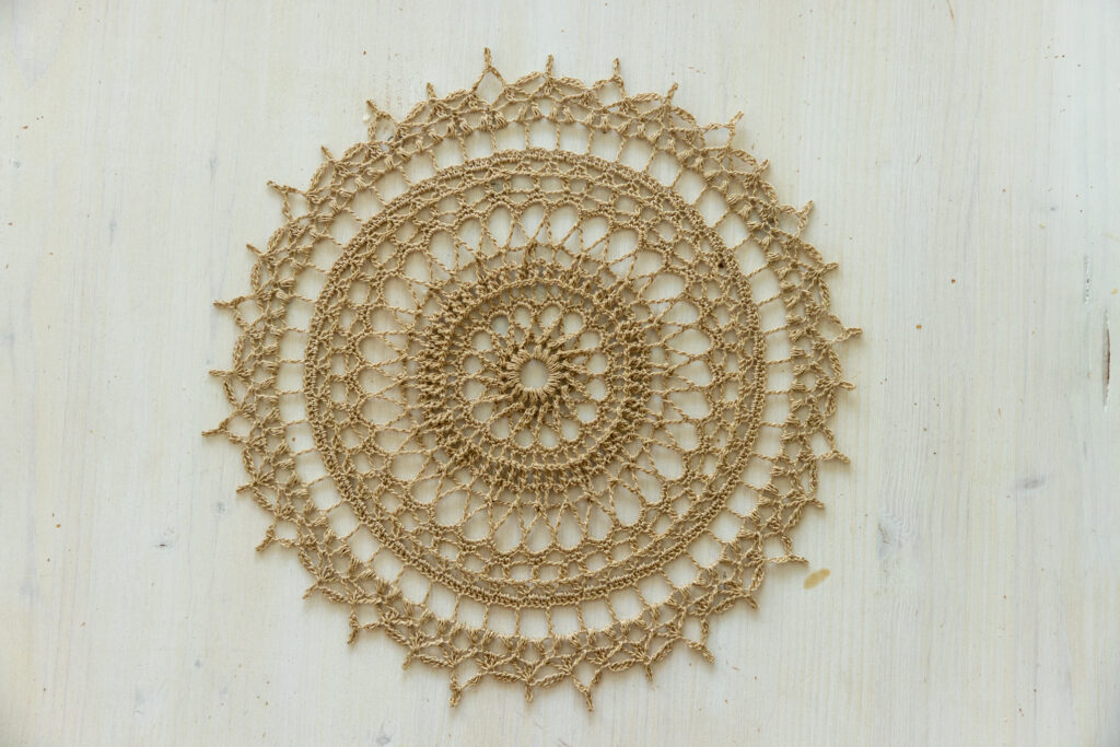 PDF Jasmine doily crochet pattern
