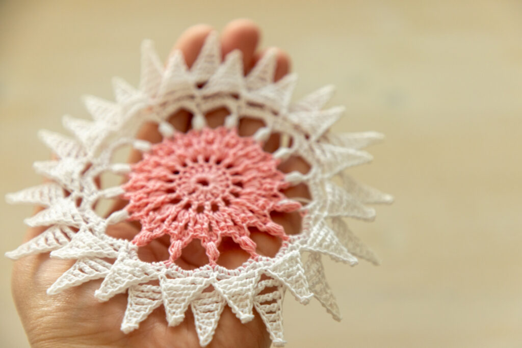 PDF Ashley doily crochet pattern
