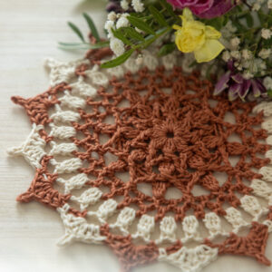 PDF Mabota doily crochet pattern