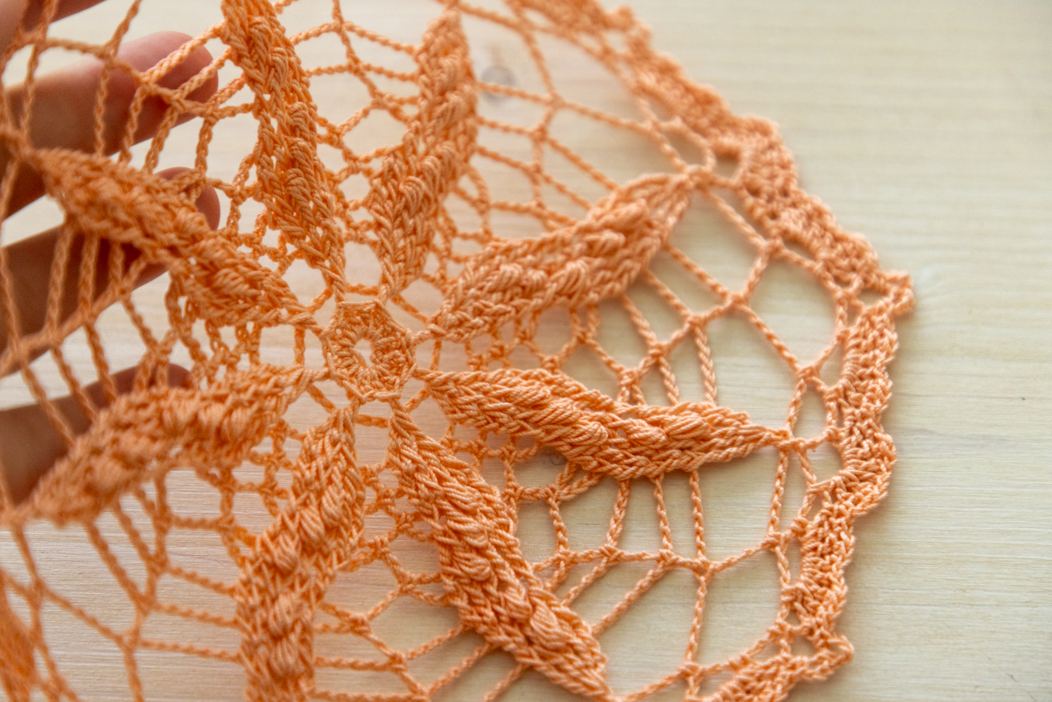 Lace crochet doily, Silvana, 20 cm - Image 5