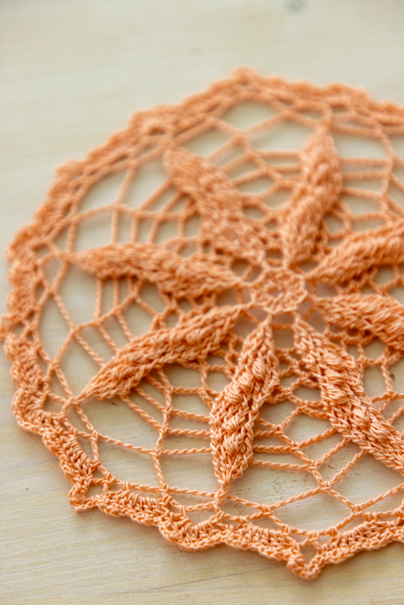 Lace crochet doily, Silvana, 20 cm - Image 7