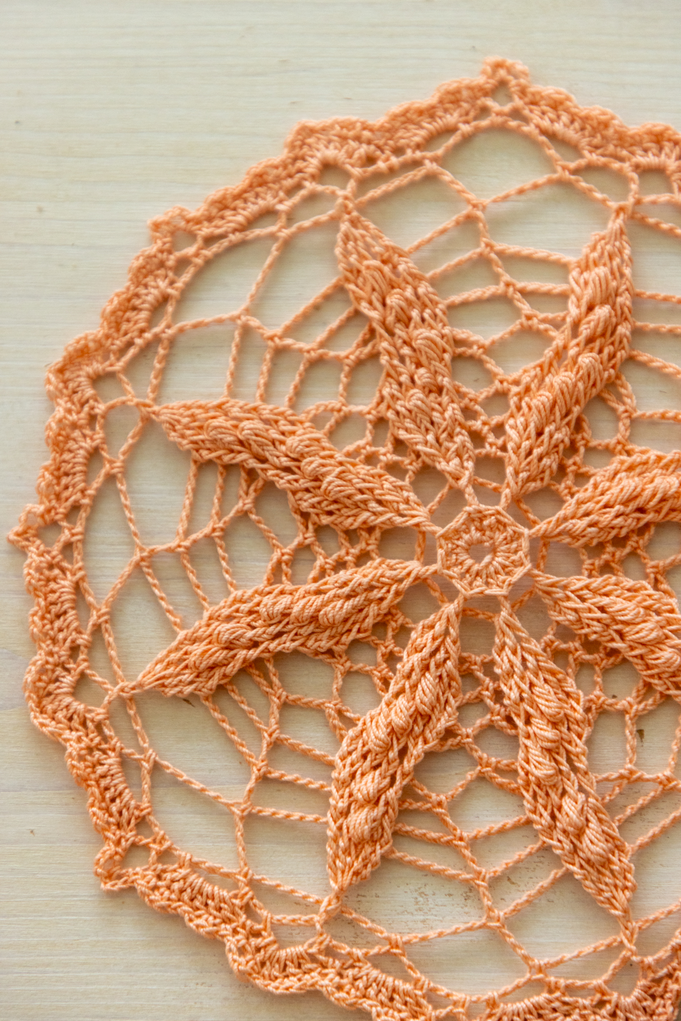 Lace crochet doily, Silvana, 20 cm - Image 8