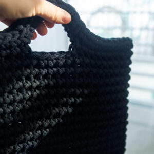 Crochet handbag, 33*34 cm