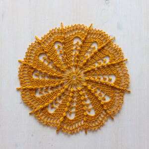 PDF Gladys doily crochet pattern - 10 rounds