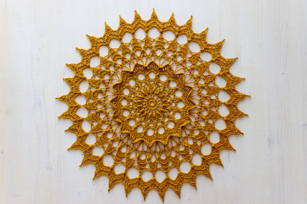 PDF Misti doily crochet pattern