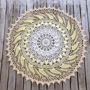 PDF Stella doily crochet pattern - 39 rounds
