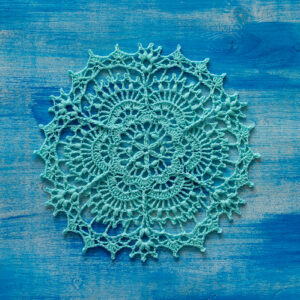 PDF Chrystalline doily crochet pattern