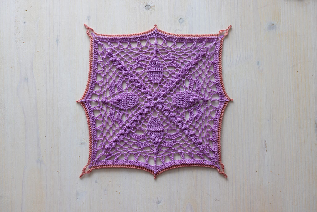PDF Cora doily crochet pattern