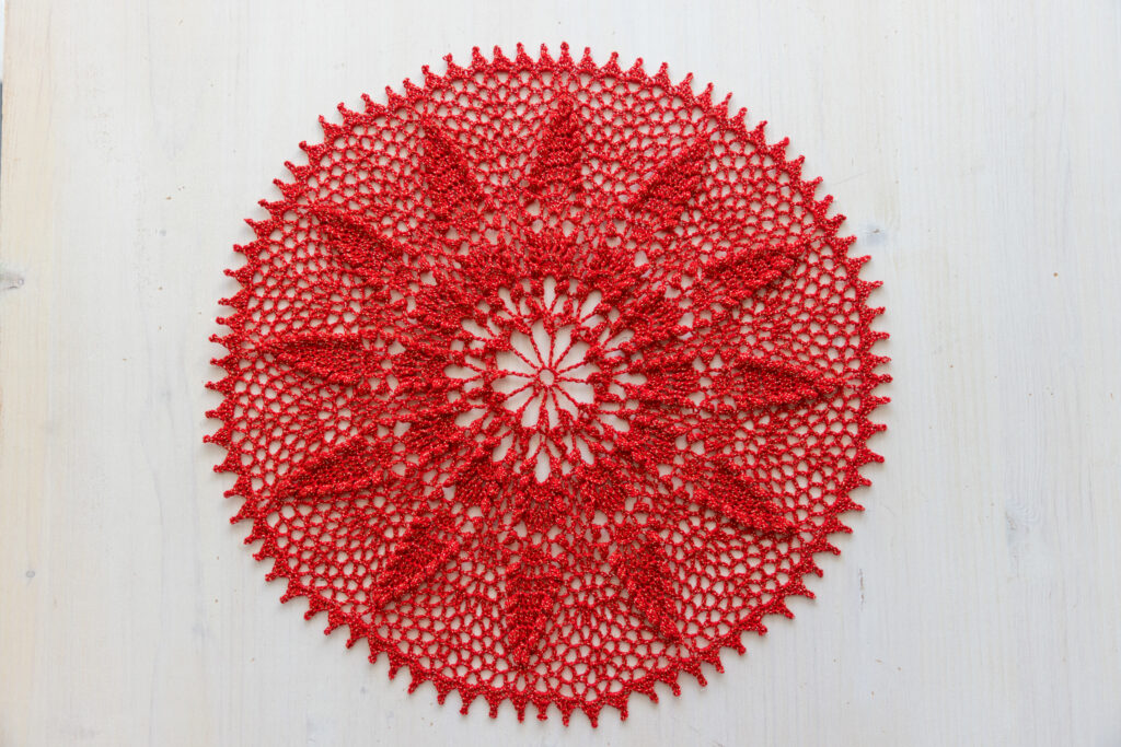 PDF Danuše doily crochet pattern - 17 rounds