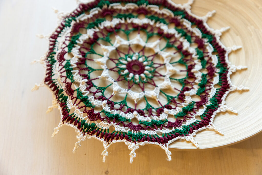 PDF Vixen doily crochet pattern