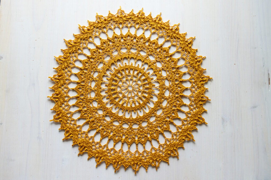 PDF Radmila doily crochet pattern