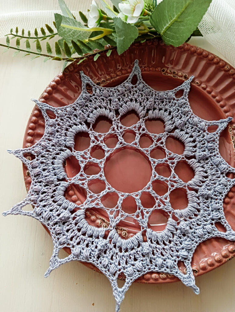 PDF Judita doily crochet pattern
