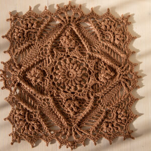 Beautiful crochet doily Sharon, 30 x 30 cm