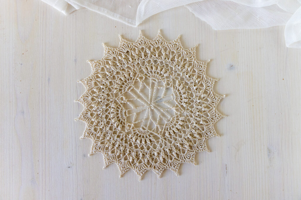 PDF Priscilla doily crochet pattern