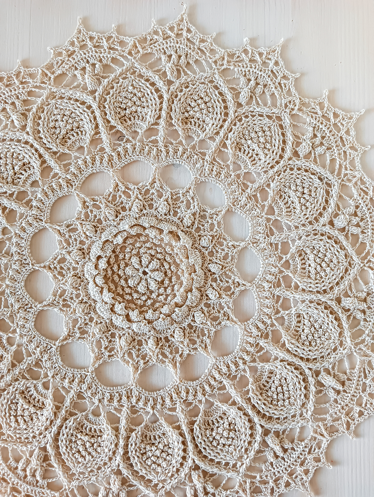 Beige doily Persephone - Image 7