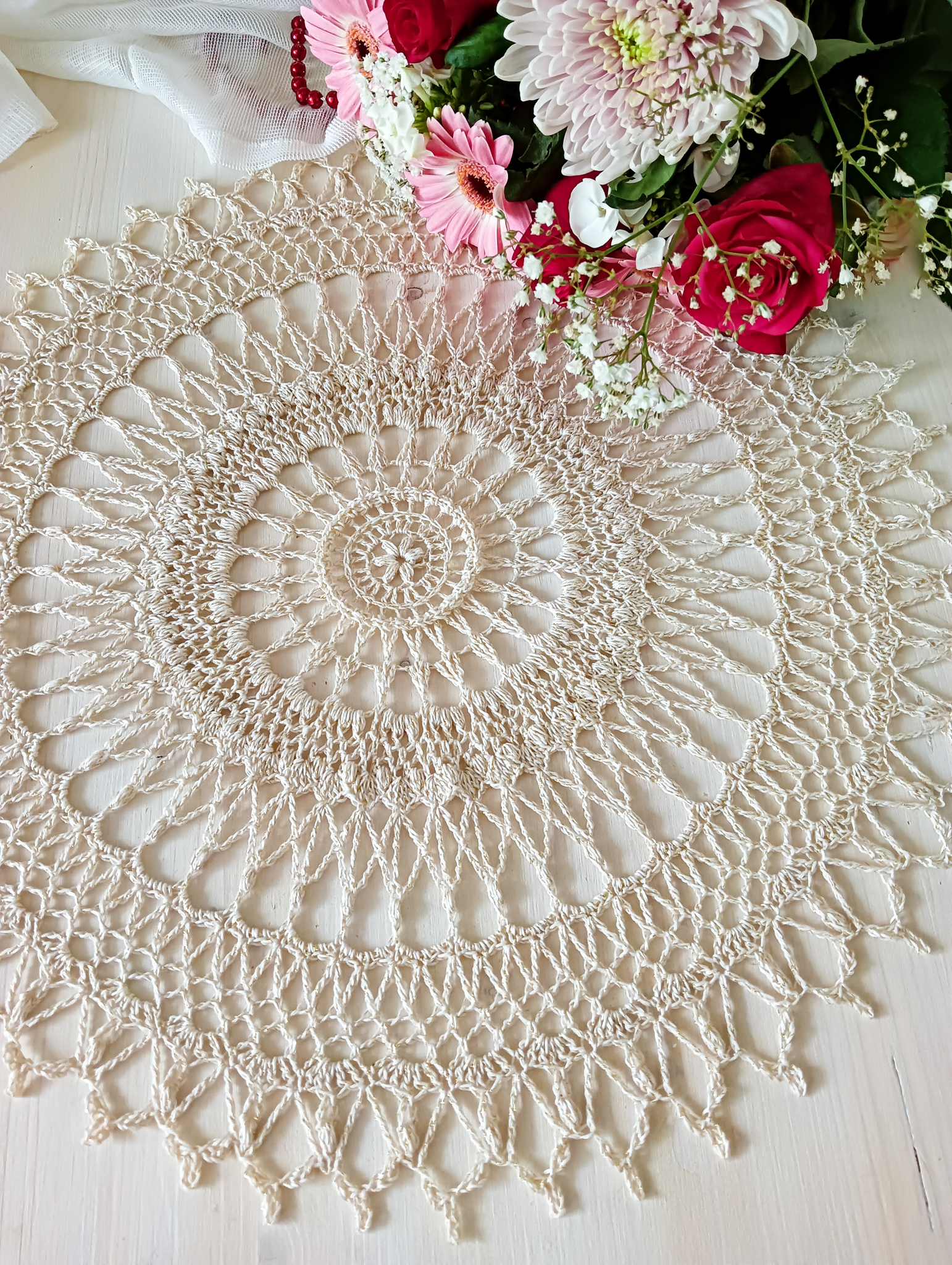 PDF Evelína doily - quick and easy crochet pattern - Image 3