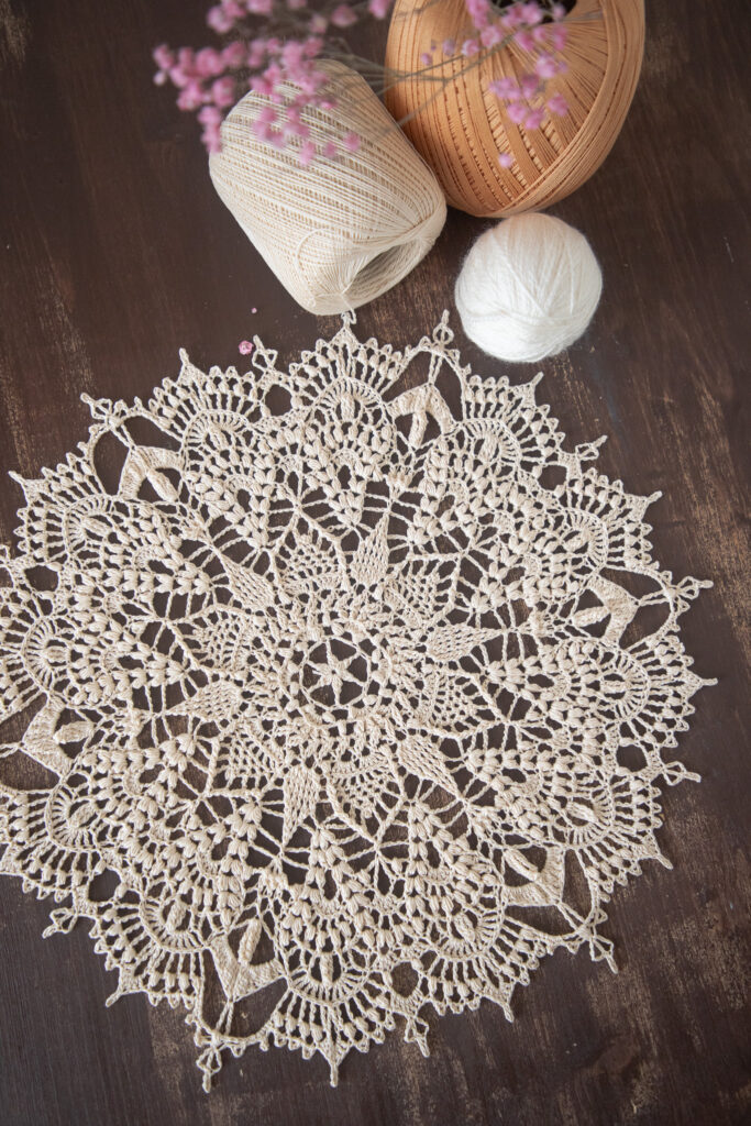 PDF Denisa doily crochet pattern