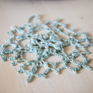 Wonderful crochet snowflake, 14 cm