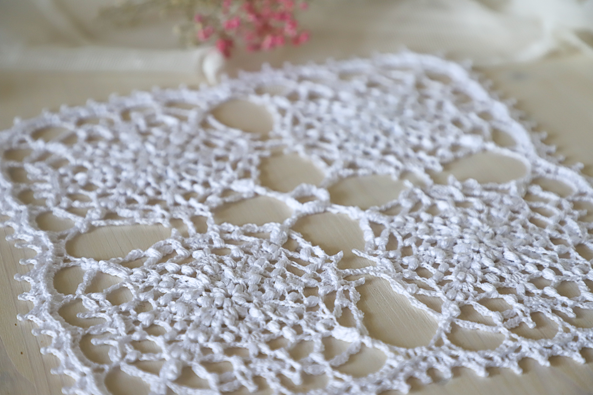 Square crochet doily Alida, 30 x 30 cm - Image 5