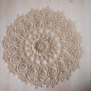 Beige doily Persephone