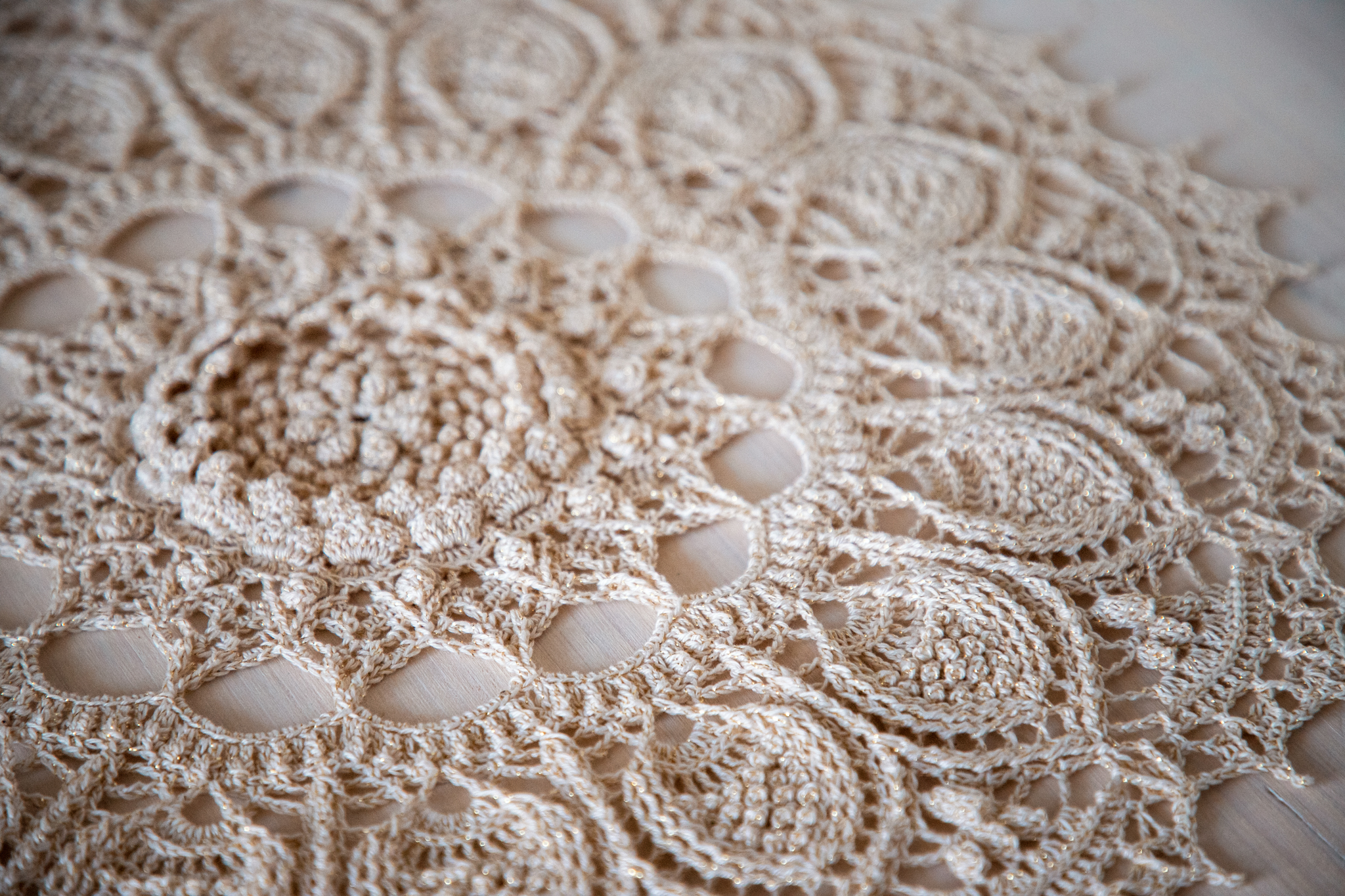 Beige doily Persephone - Image 2