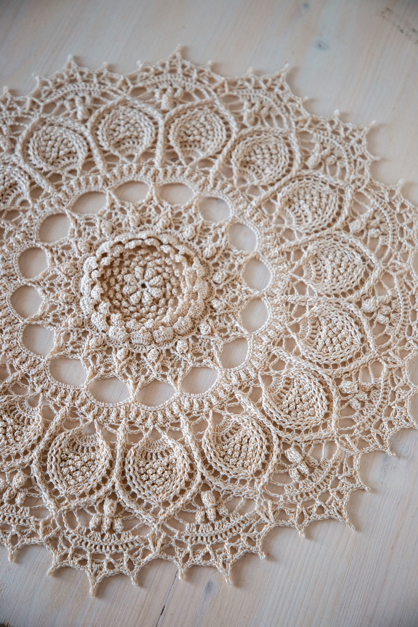 Beige doily Persephone - Image 4