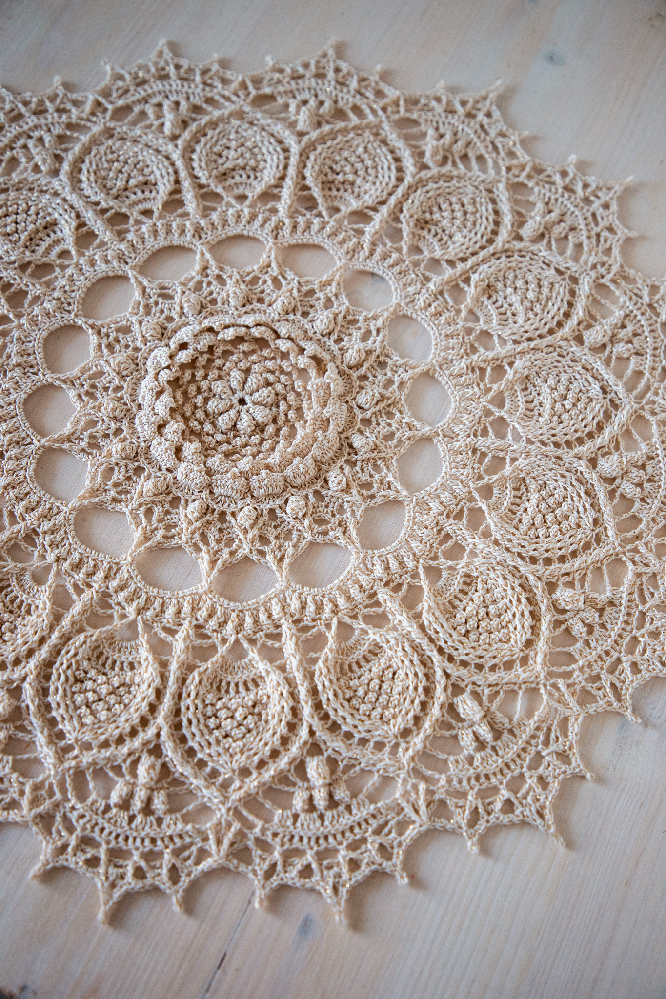 Beige doily Persephone - Image 5