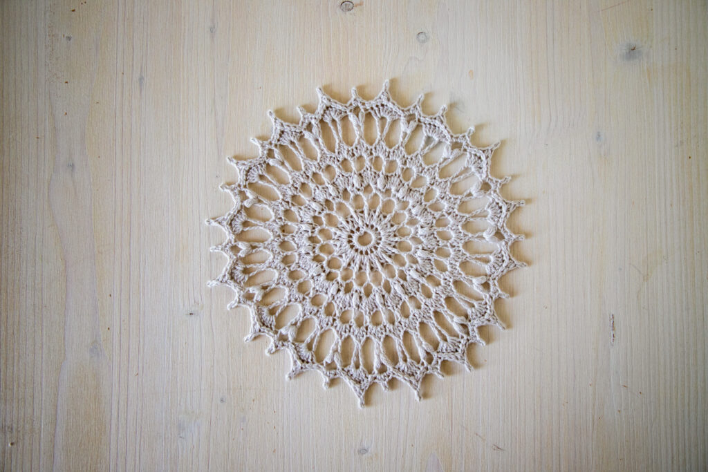 PDF Kornélia doily crochet pattern