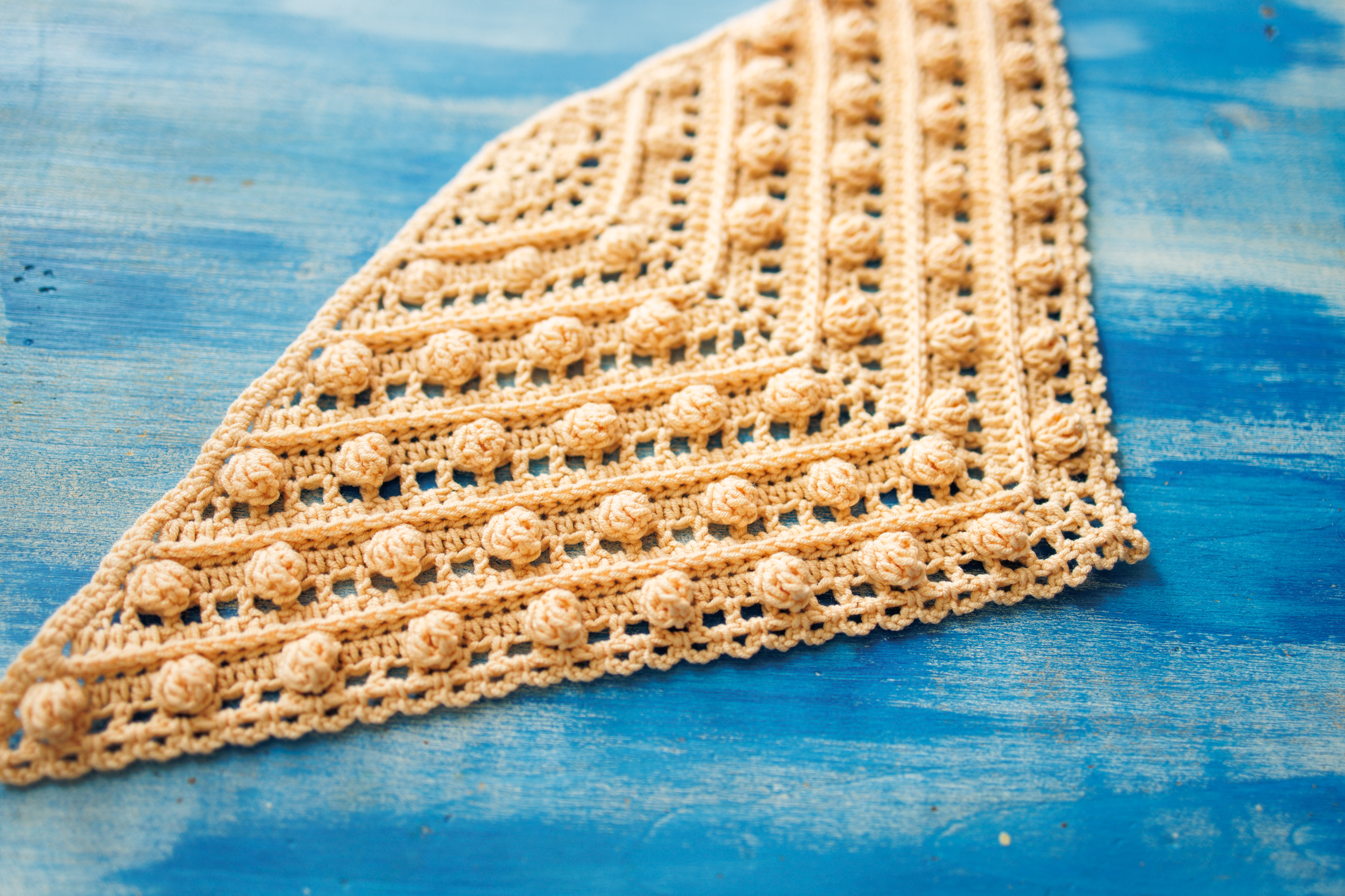 Textured crochet headscarf - Image 2