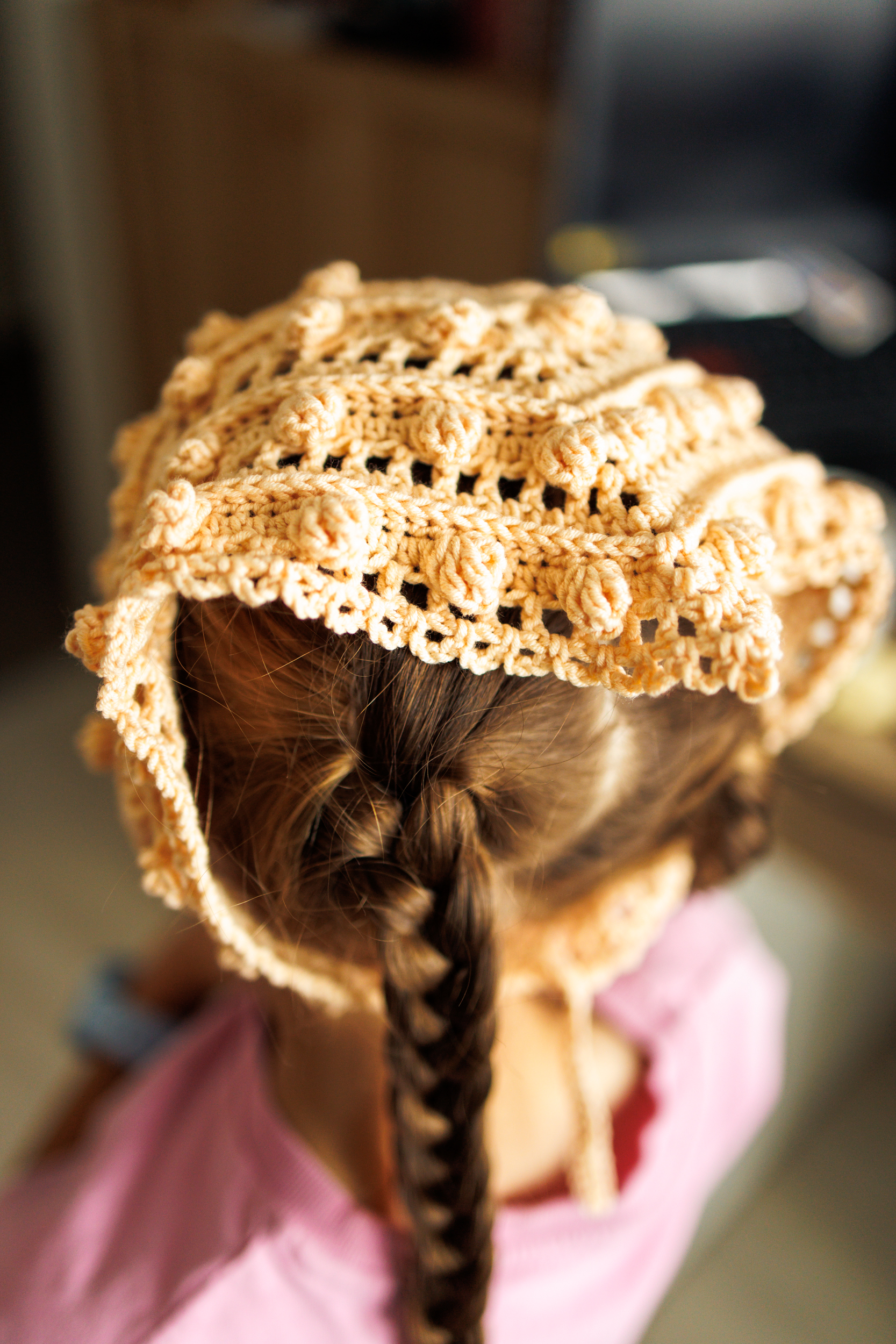 Textured crochet headscarf - Image 8