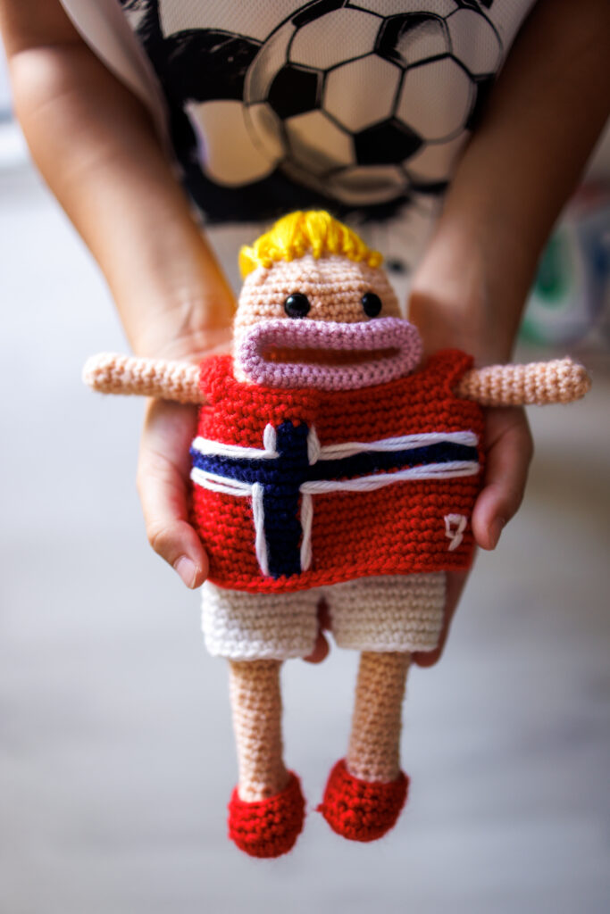 Crocheted Erling Haaland