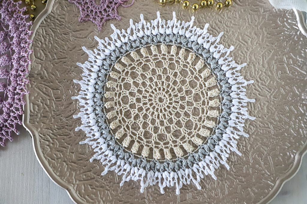 Happy New Year doily