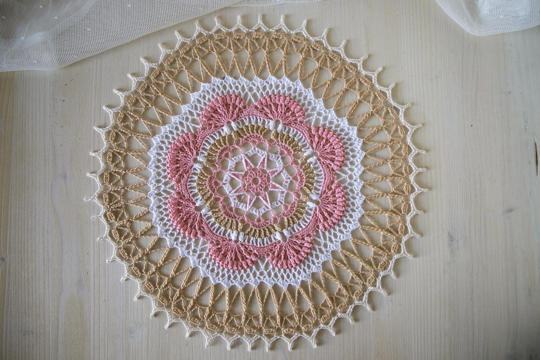 PDF Sona doily crochet pattern