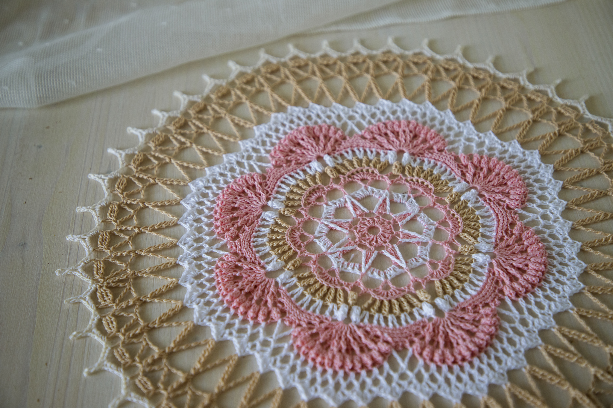 Crochet doily Sona, 35 cm - Image 6