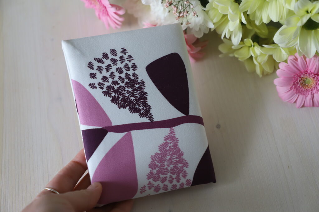 Handmade notebook set: drawing block + soft cover, cotton, eco friendly, 100% handmade