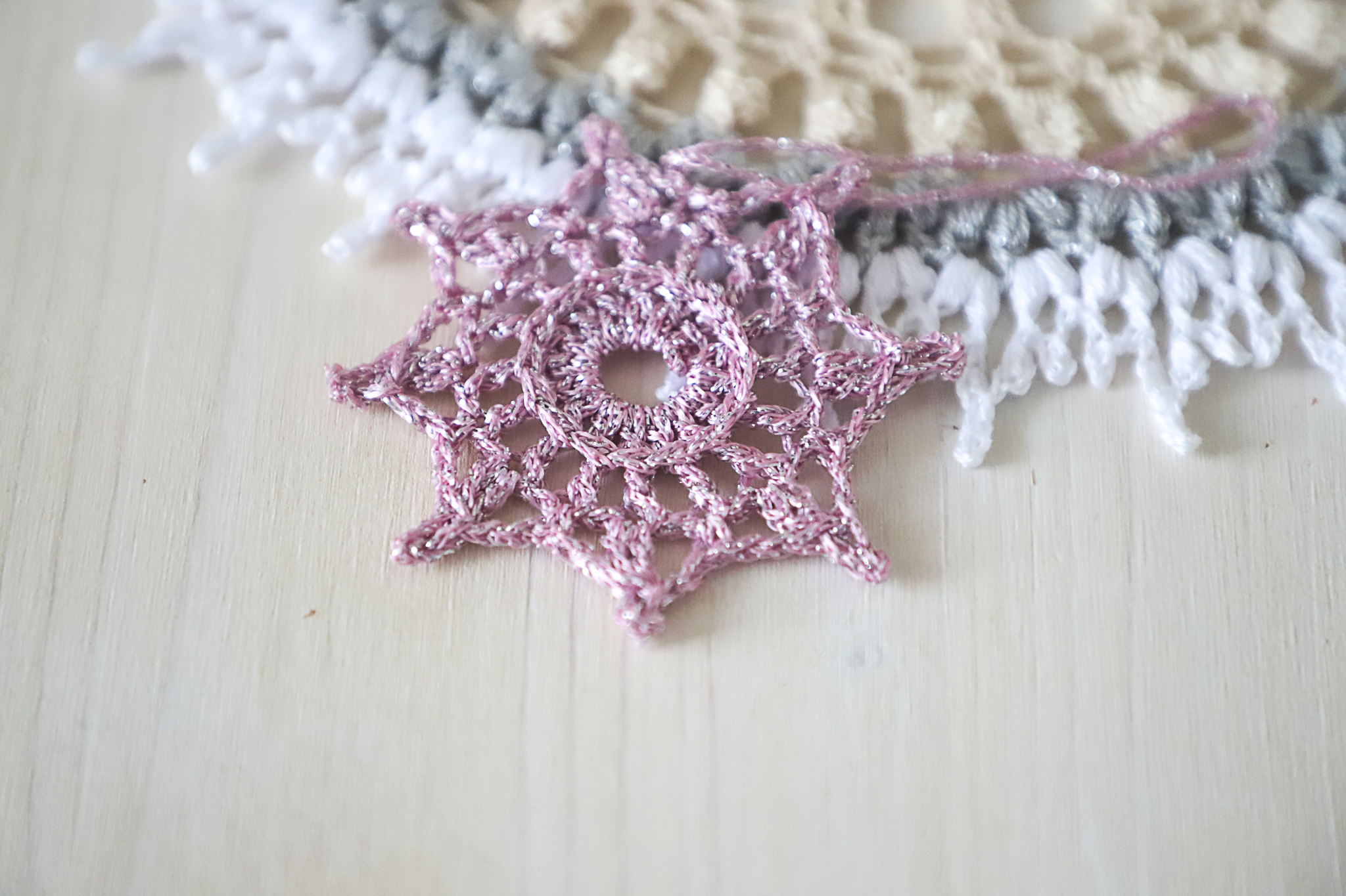 PDF Super quick and easy crochet snowflake pattern