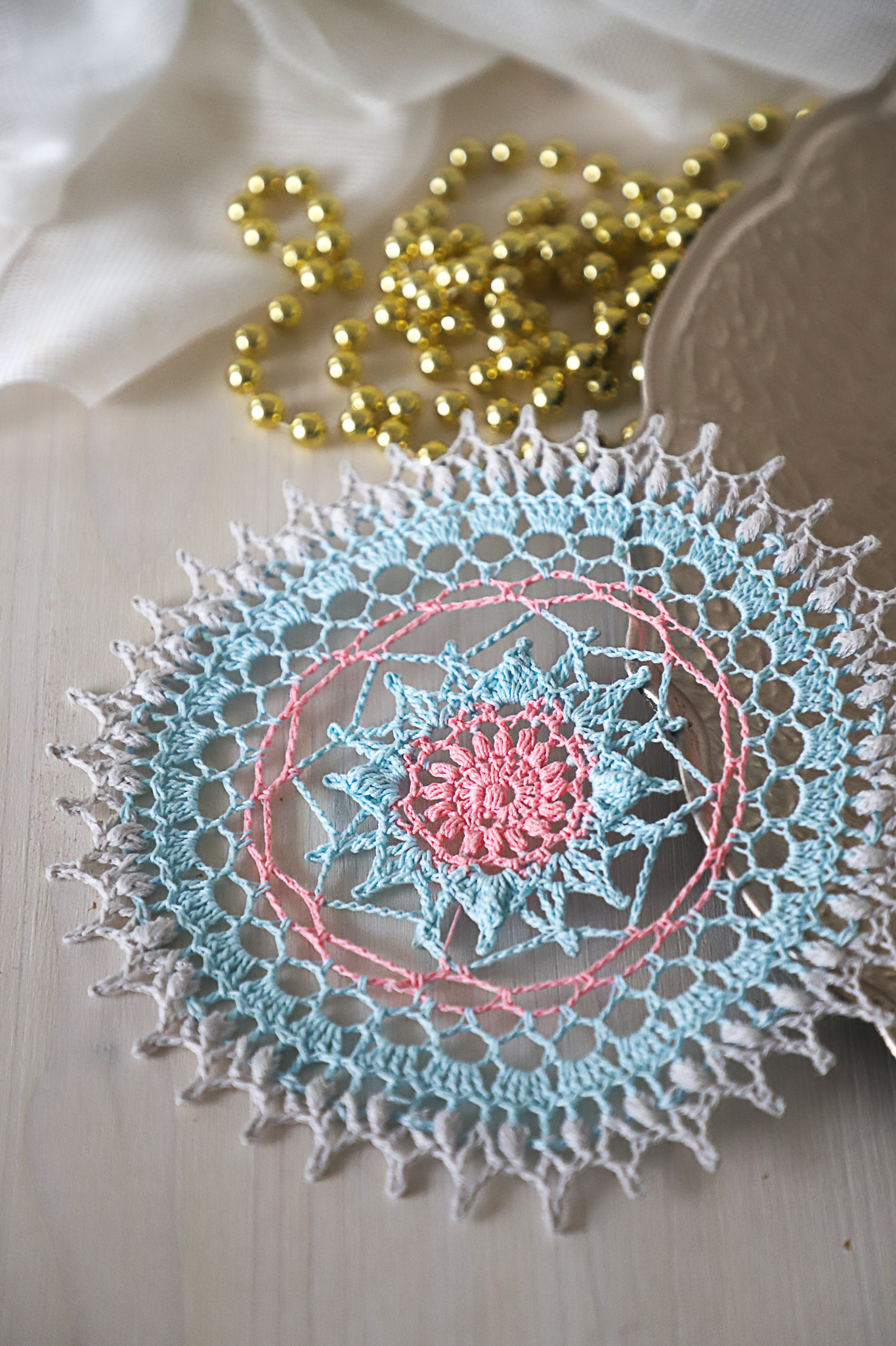 Achensee crochet doily, 17 cm - Image 7