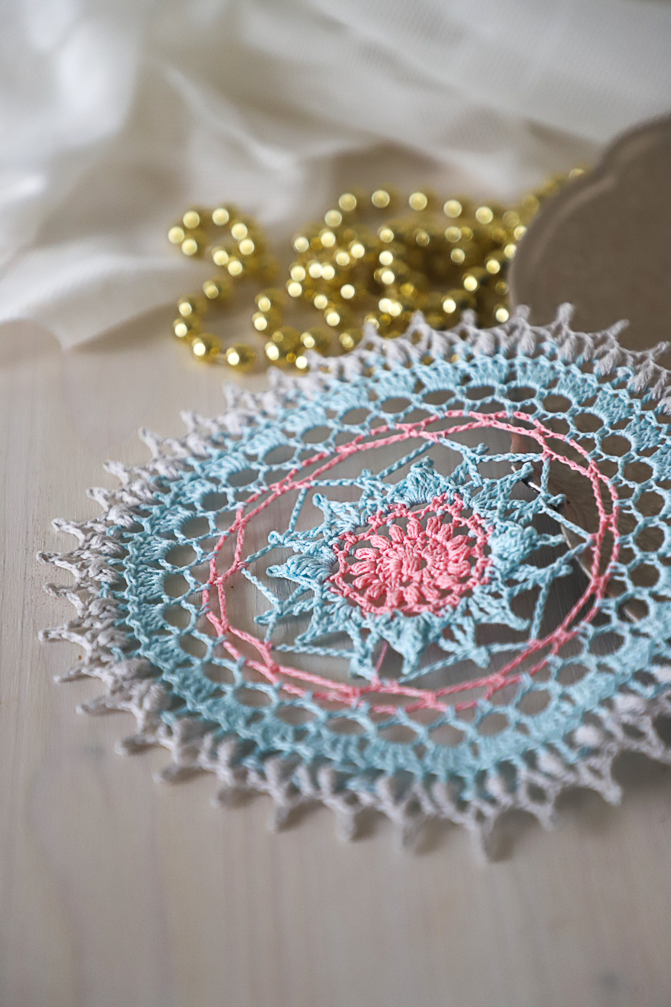 Achensee crochet doily, 17 cm - Image 8