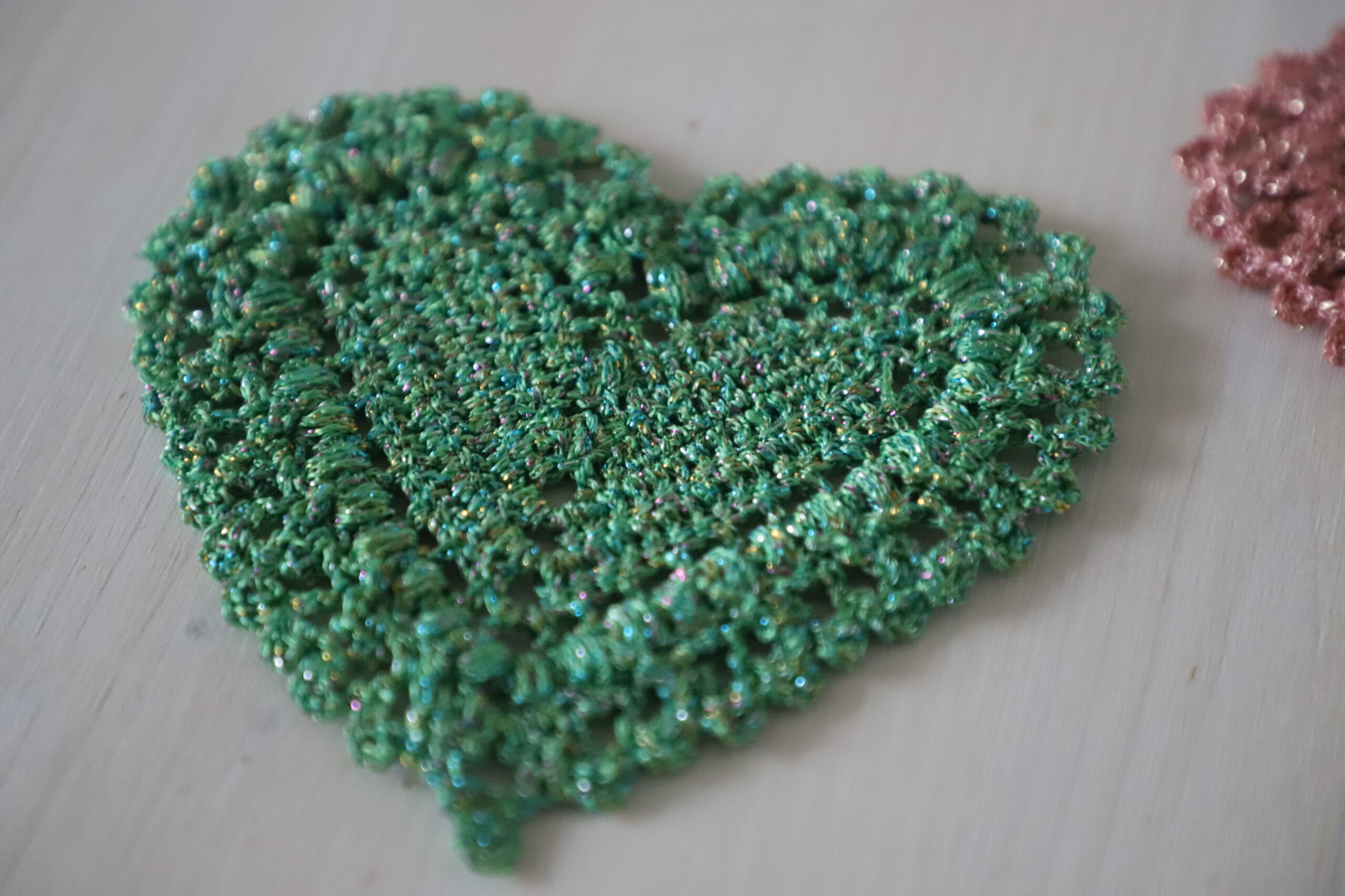 Crochet heart, 5x5 in - Image 6