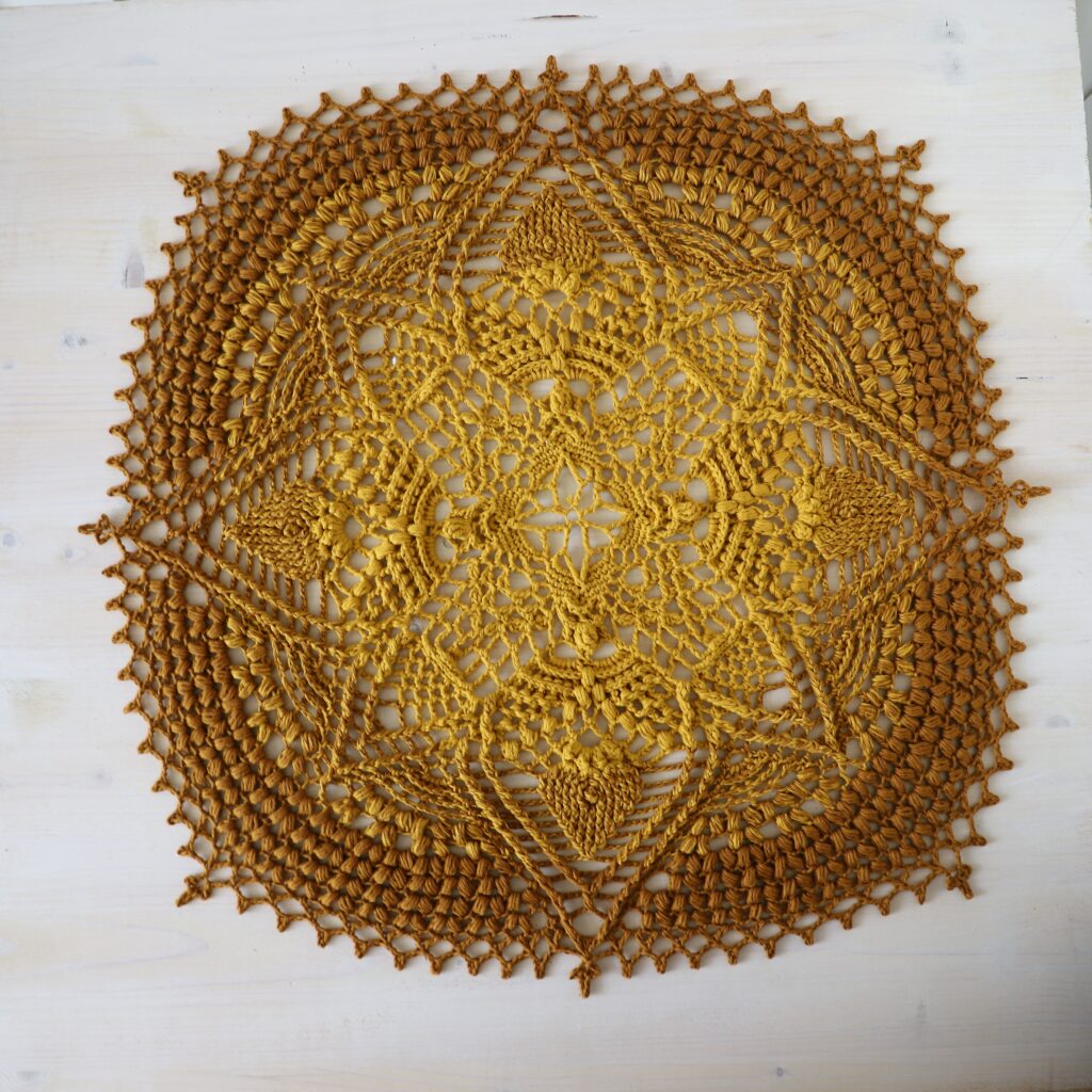 PDF Betty doily crochet pattern designed by Olga Shalaeva