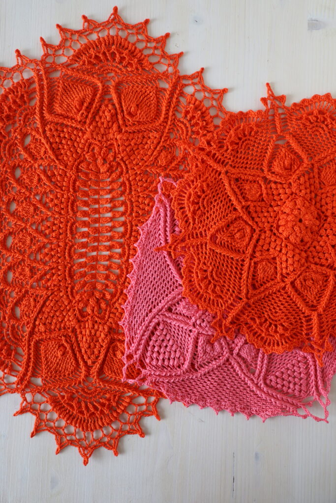 PDF, Set of 3 Federica doilies crochet patterns by Olga Shalaeva